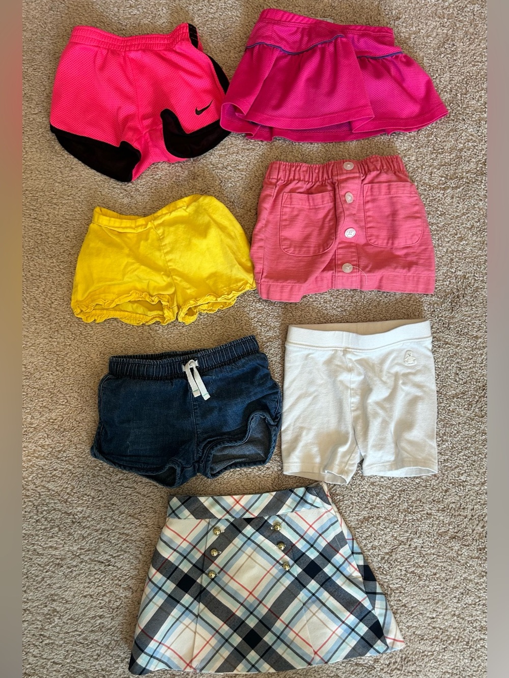 2T girls shorts skirts skorts summer bottoms bundle